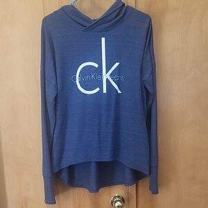 Calvin Klein Navy Long Sleeve Top